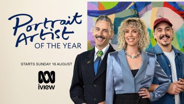 Portrait Artist of the Year judges Robert Wellington, Bree Pickering and Abdul Abdullah