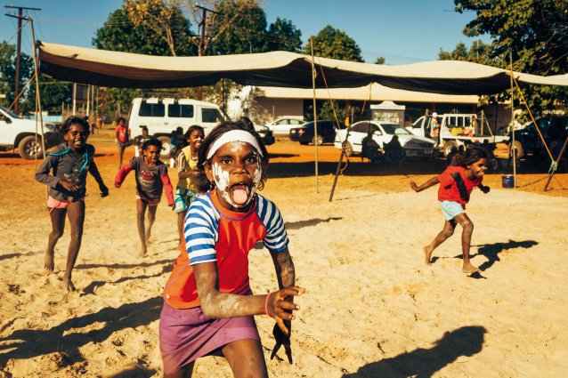 Young dancers, Boonu Boonu Festival; Borroloola NAIDOC Week, Yanyuwa Country, 2013 Benjamin Warlngundu Ellis 