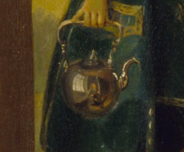 A Family Being Served with Tea (detail), ca. 1745