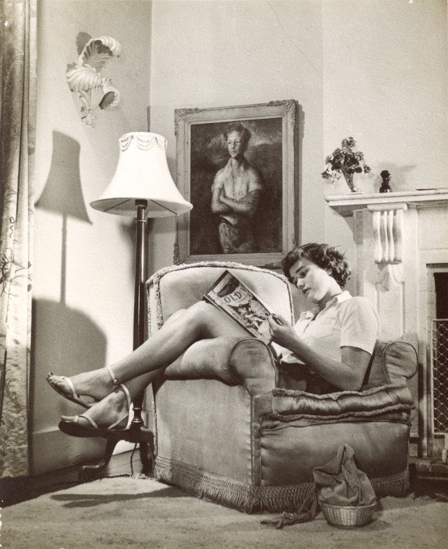Antonia Blaxland at Brush, c.1944 by Max Dupain