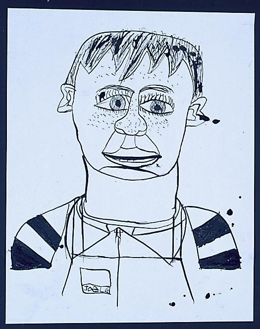 Self-portrait In Apron, 2002